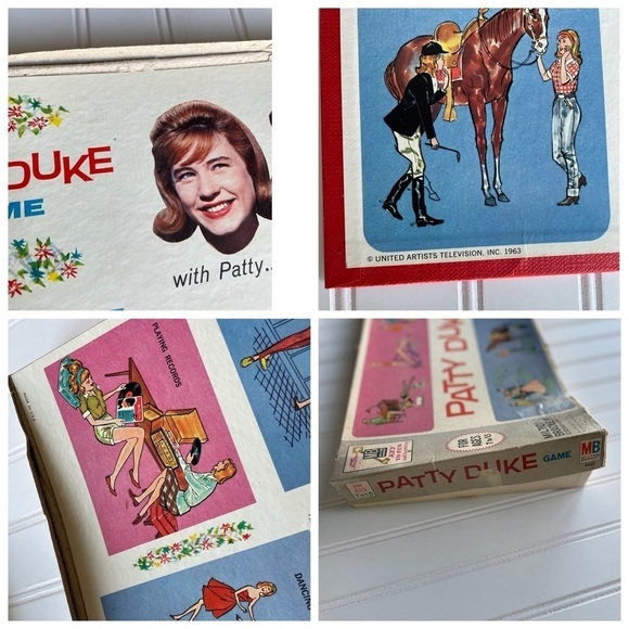 Milton Bradley Patty Duke Show Game Board 1963 Vintage Rare collectible #4211 - Picture 8 of 10